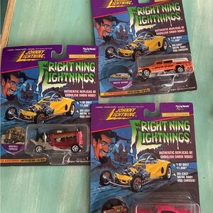 Frightning Lightnings Die-Cast Car Set - Yellow, Red, Orange